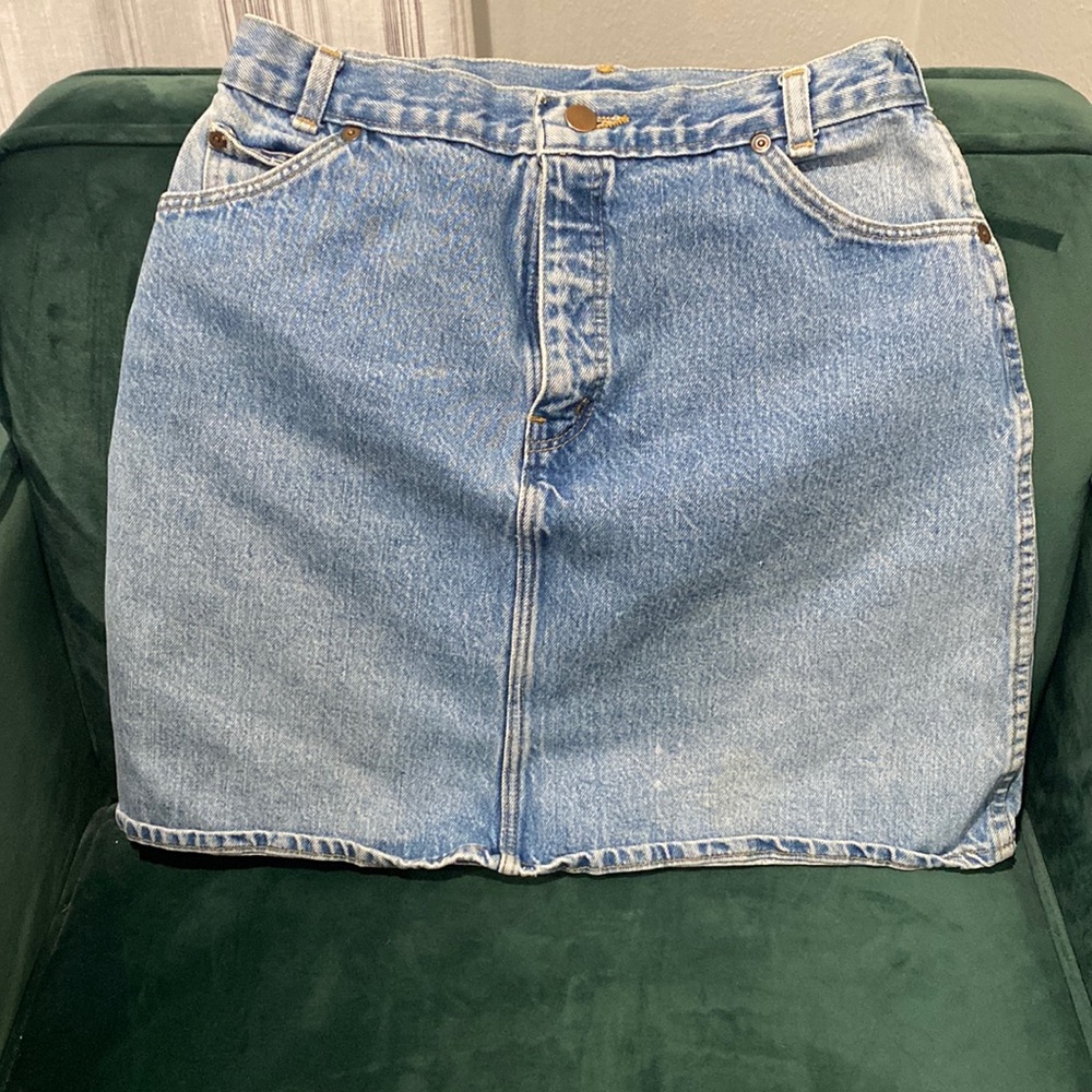 Vintage denim skirt